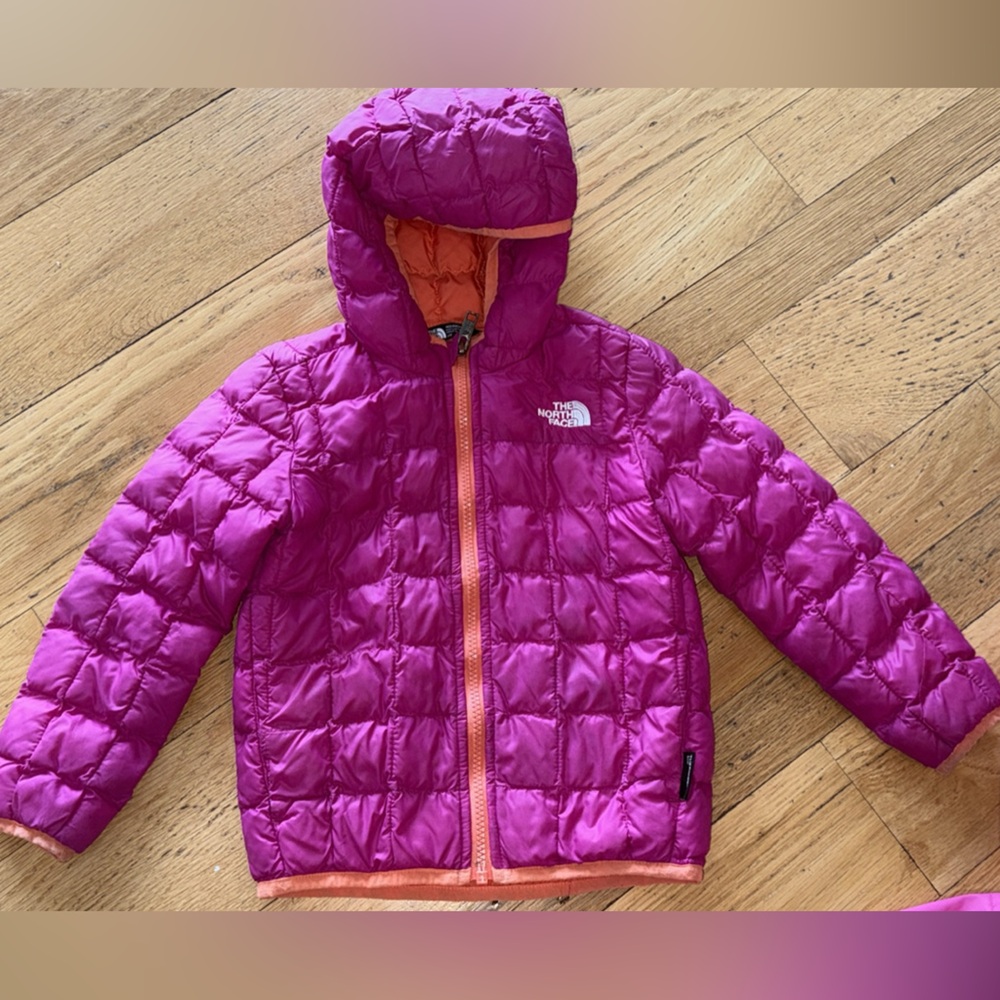 Girls 4t Pink Jacket Bundle North Face and Columbia - Picture 2 of 4